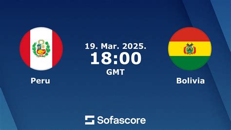 Bolivia vs Peru live score, H2H and lineups .
